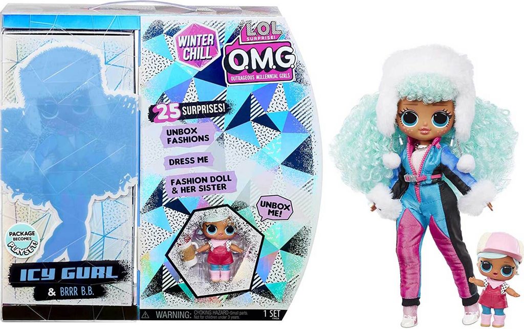L.O.L. Surprise! OMG Winter Chill Icy Gurl and Brrr B.B., Produktbild 