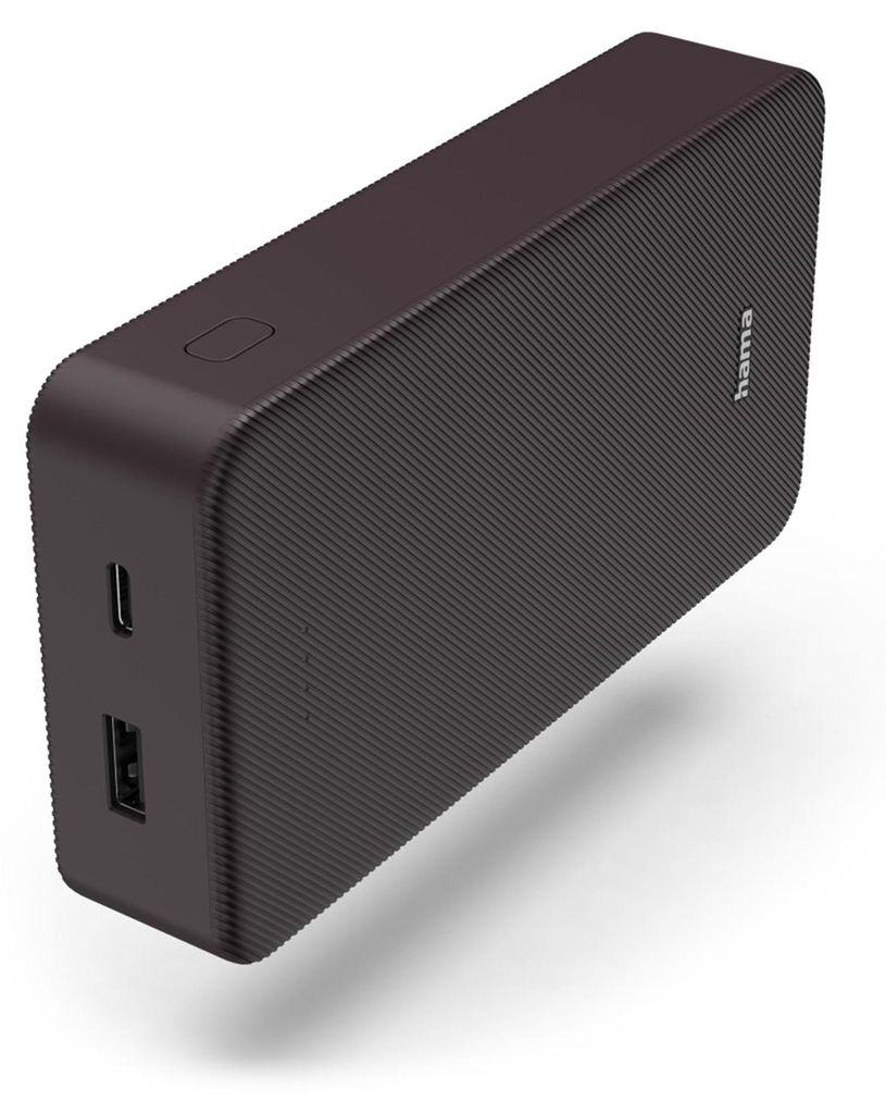 Hama Power Pack Colour 20, 20000mAh, USB-C, USB-A, Pflaume Produktbild 