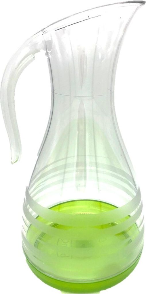 Kunststoff Karaffe Kanne Saftkrug Wasserkaraffe  Grün Produktbild 