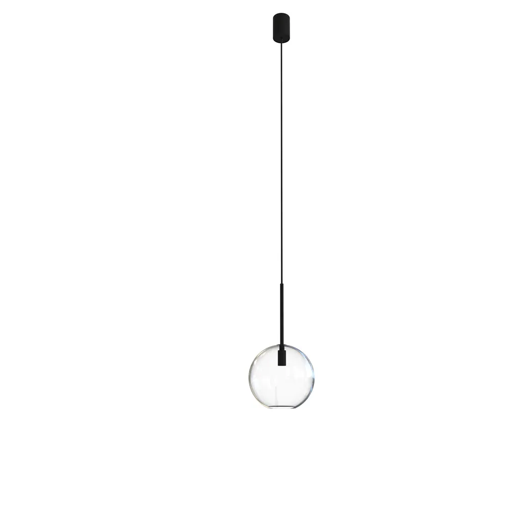 Lustre suspension boule noire Nowodvorski SPHERE 7847 métal moderne