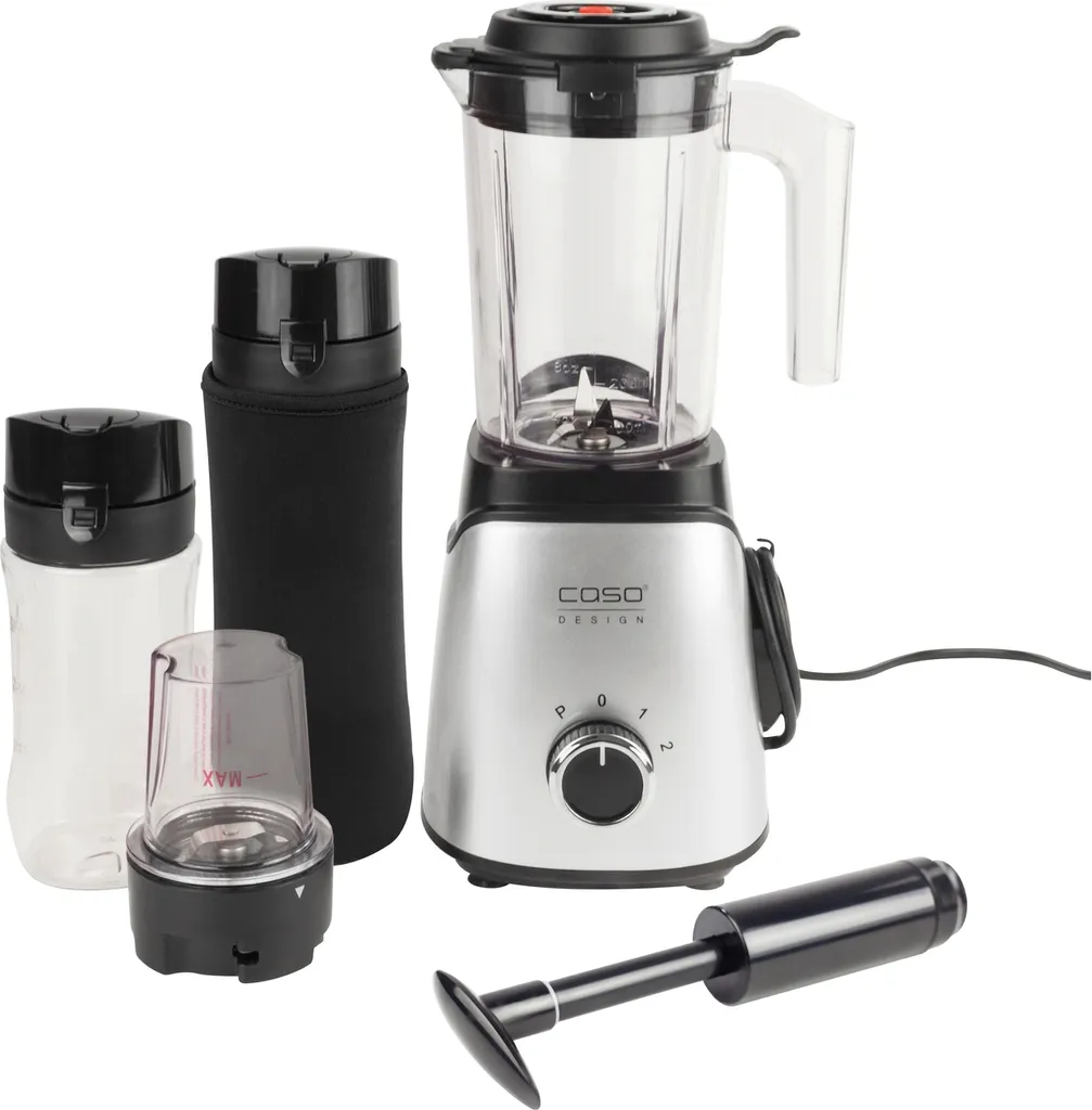 Fini l'oxydation des jus avec le multimixer sous vide Caso B300 noir