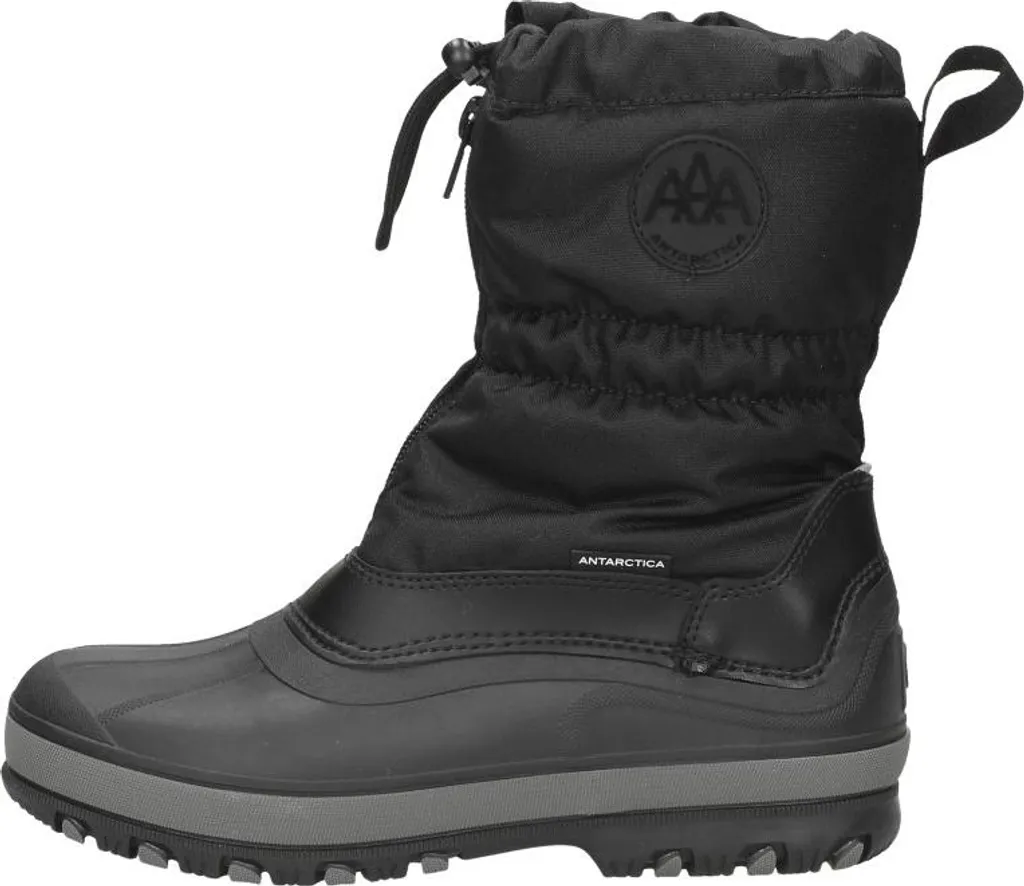 Bottes de Neige Enfant Antarctica Anti-Glisse Chaud Noir 33-34