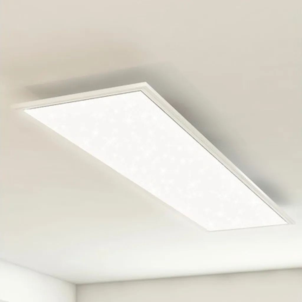 Panneau LED CCT Briloner Pallas 120x30cm 36W 3800lm Blanc Dimmable