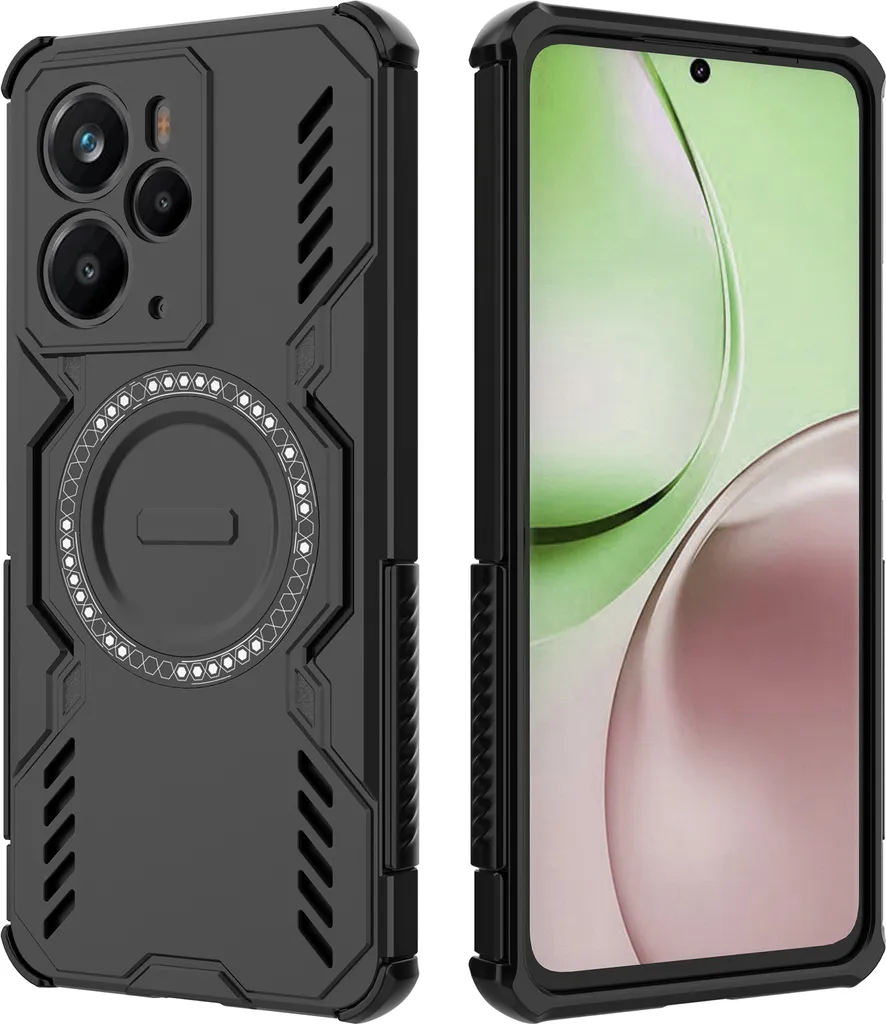 Custodia Premium Realme 14 | Design Magnetico e Termoregolazione
