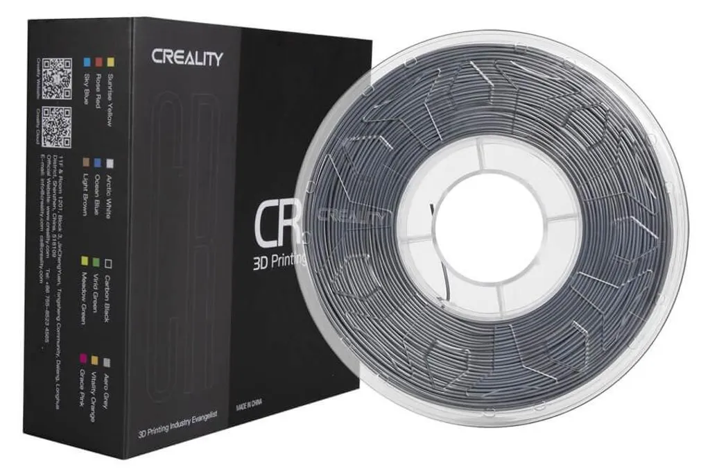 Filament PLA Creality 3301010066 Gris pour imprimante 3D Bobine 1kg