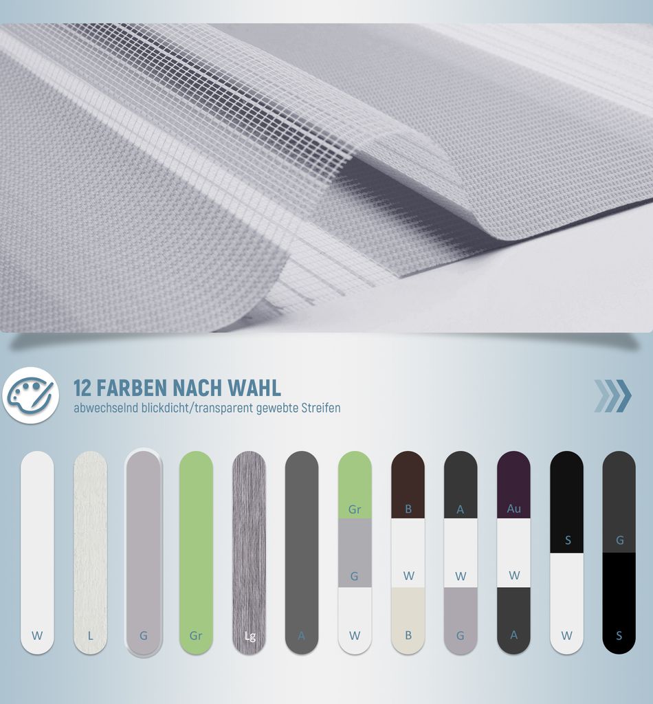 Doppelrollo 50x100 cm Grau Duo Rollo Klemmfix | Kaufland.de