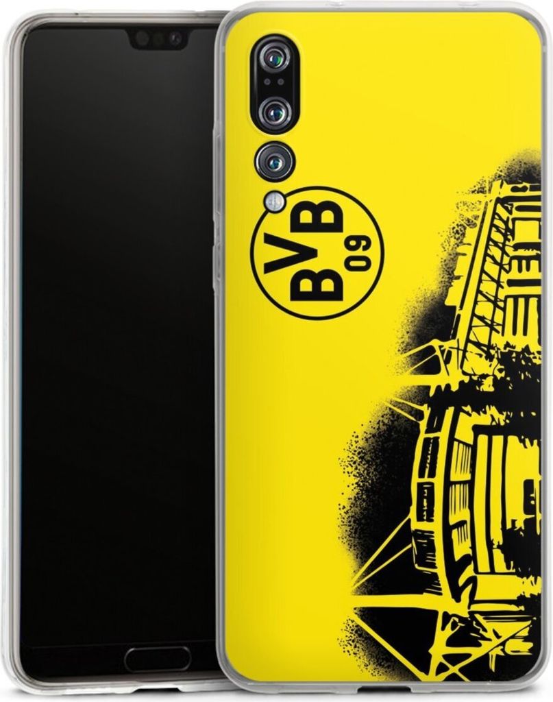 DeinDesign Handyhülle für Huawei P20 Pro Silikon Hülle Case Smartphone Schutzhülle BVB Borussia Dortmund Stadion
