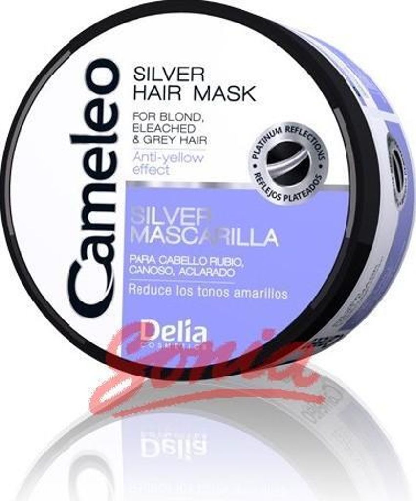 Cameleo Silver Toning Mask Purple Treatment & Colour Protect for Blonde, Grey, White Hair 200ml