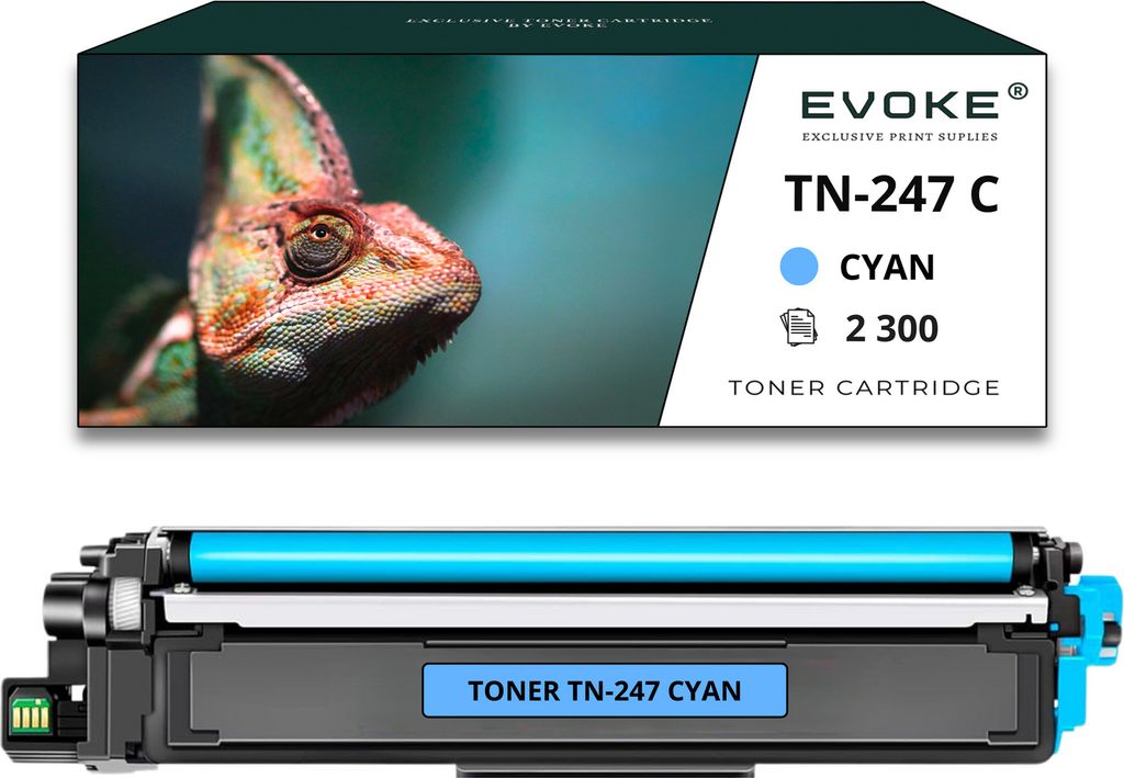 Toner für Brother TN247C-247C TN247C Blau (cyan) | Ersatz für DCP-L3510CDW DCP-L3550CDW HL-L3270 MFC-L3770CDW