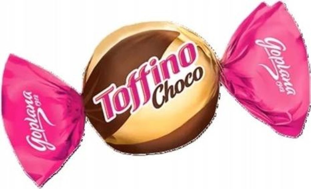 Goplana Toffino Choco Toffi Čokoládové bonbóny 1 kg Obrázek produktu 