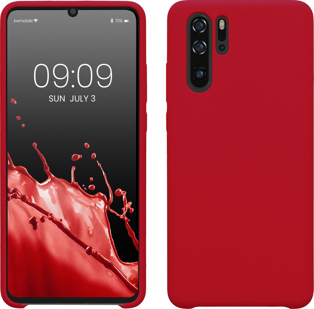 Apgo Schutzfolie Für Huawei P30 Pro Rückseite - Schwarzer Kohlenstoff Vinyl, Kratzfest