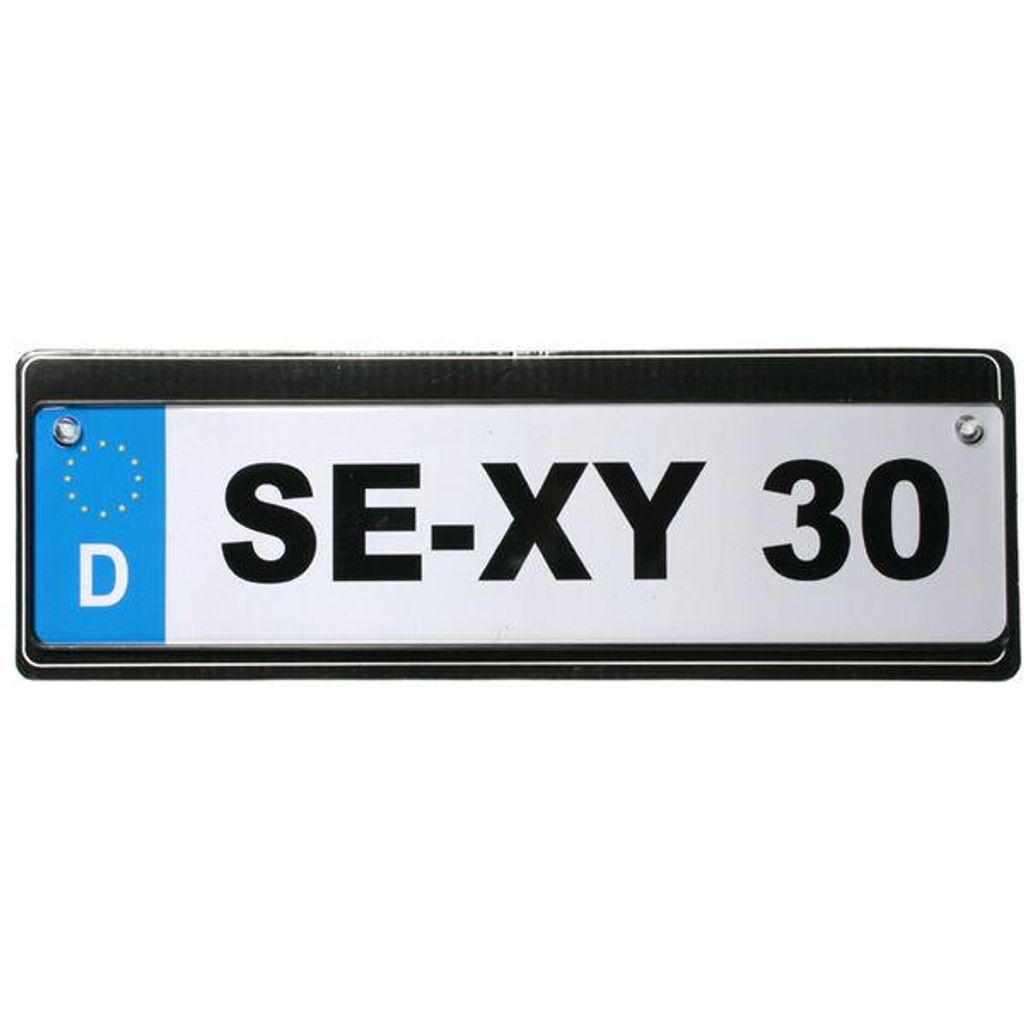 1 METALL SCHILD SE-XY 30 (28,5x7cm) 30.Geburtstag PARTY DEKO