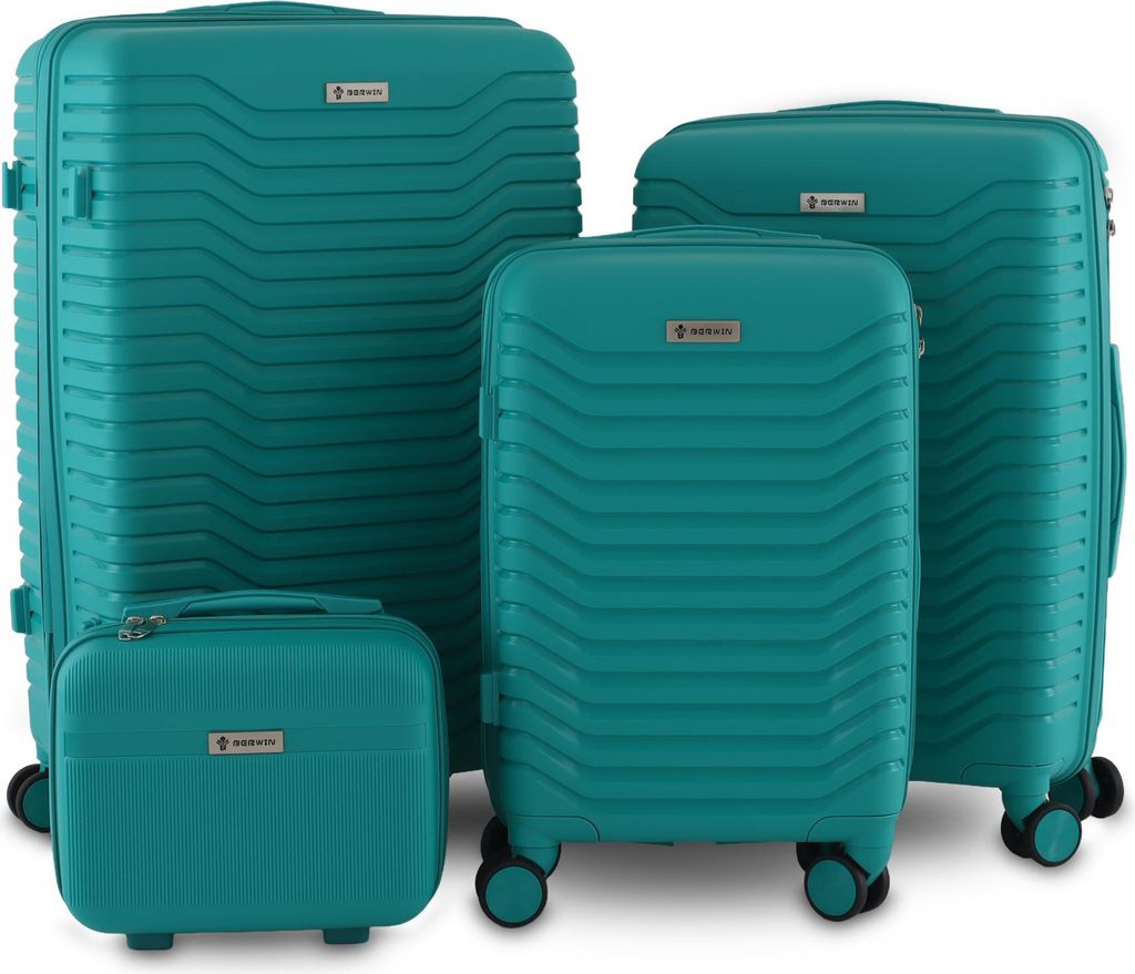 Berwin Reisekoffer Calma Aqua Breeze 4er Set MS-19786