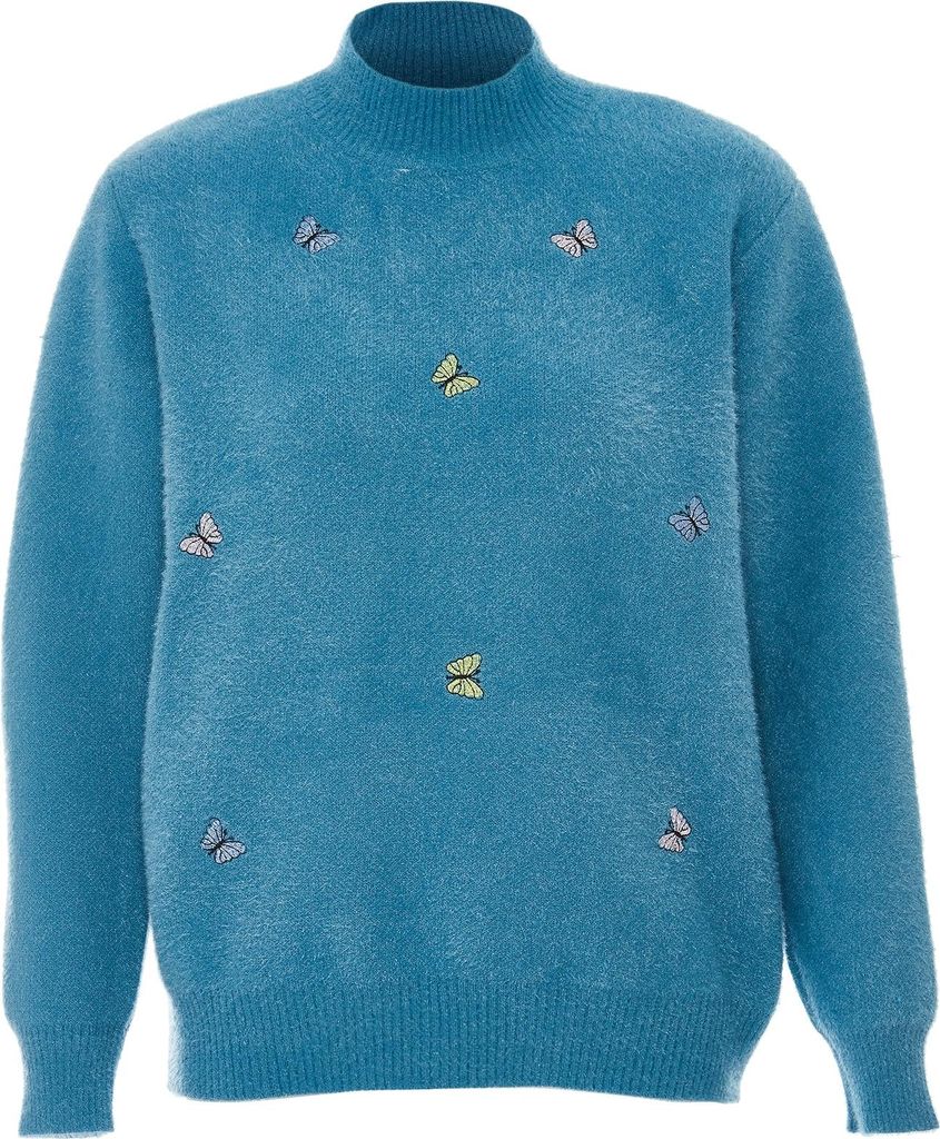 POOMI damen strickpullover - flieder, M