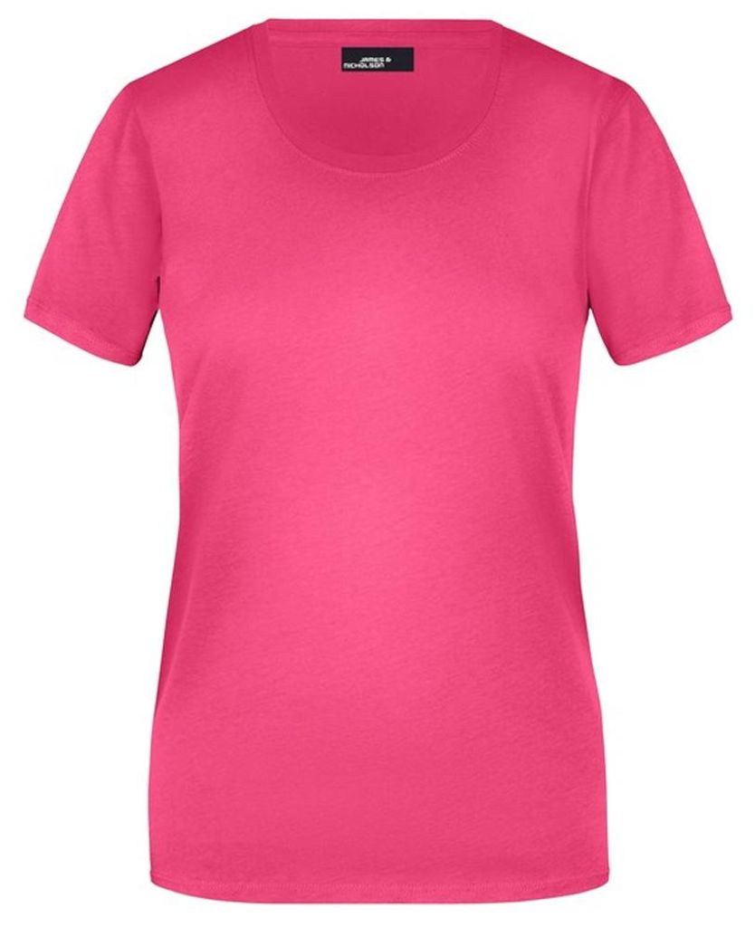 James and Nicholson - "Basic" T-Shirt für Damen LT2799 (XXL) (Pink)