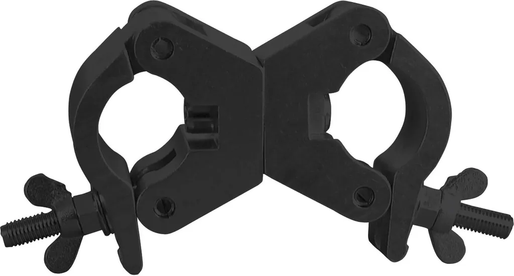 Doppio Morsetto EUROLITE TPC-35S Nero - Per Tour e Service Intensivi