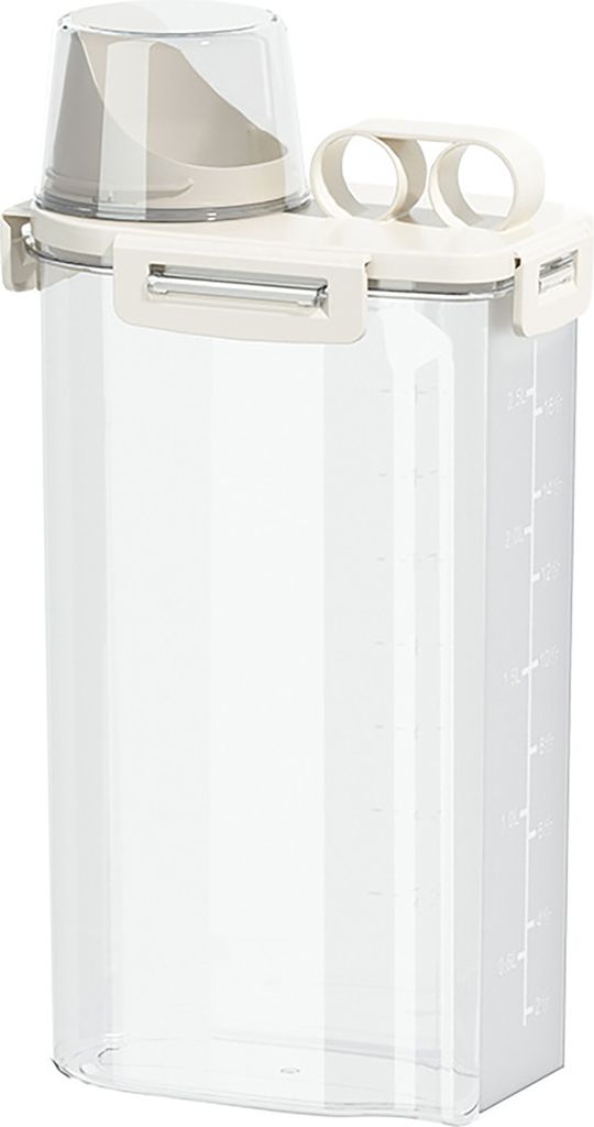 Reis-Aufbewahrungsbehälter, versiegeltes Glas, lebensmittelecht, BPA-frei, Griff-Design, staubdicht, transparent, Müslibehälter, Mehlbehälter