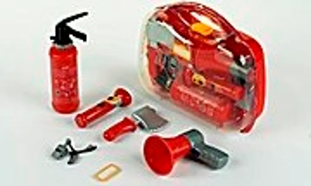 Mallette de pompier interactive avec effets sonores et lampe de secours