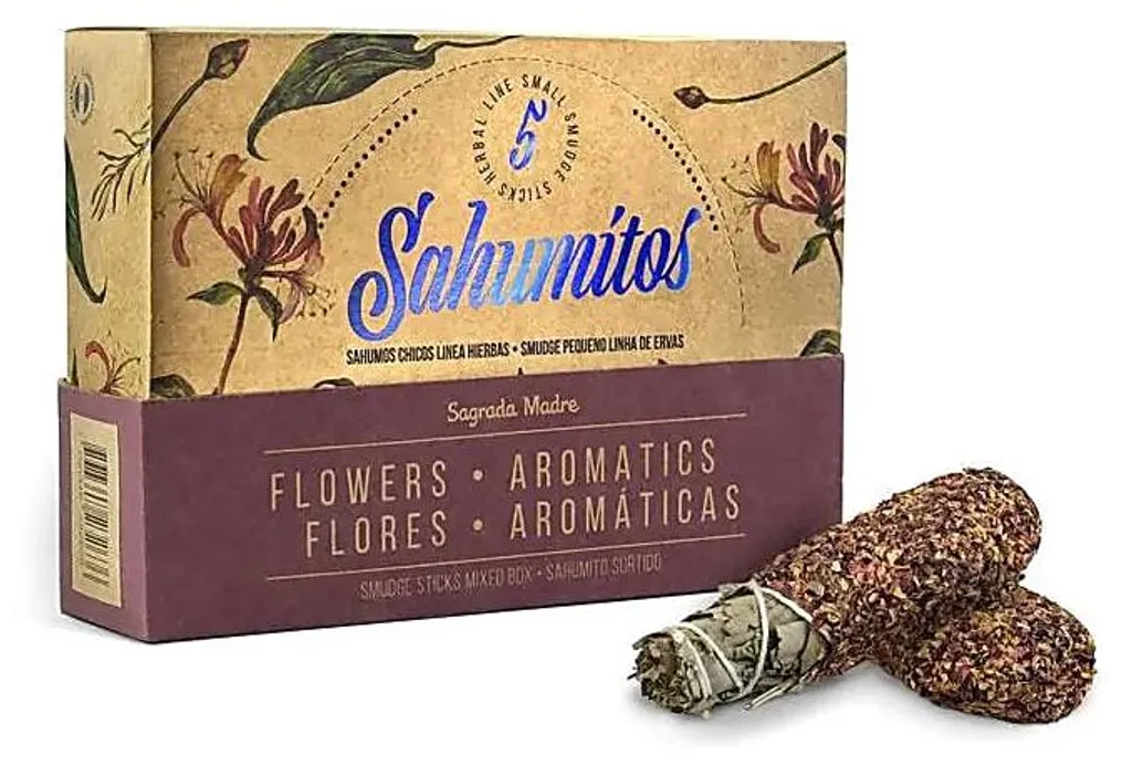 Fleurs Aromatiques Sagrada Madre Coffret Sahumitos Artisanaux x5