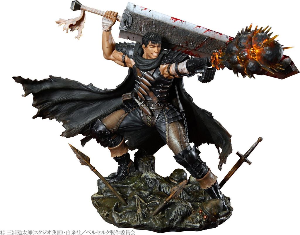 Berserk PVC Statue 1/7 Guts Black Swordsman Ver. 26 cm