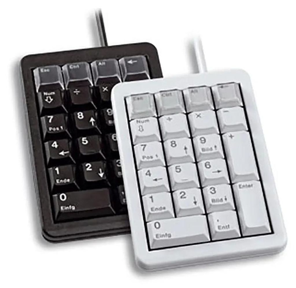 CHERRY Keypad G84-4700 USB Black, Kábel, USB, Čierna Obrázok produktu 