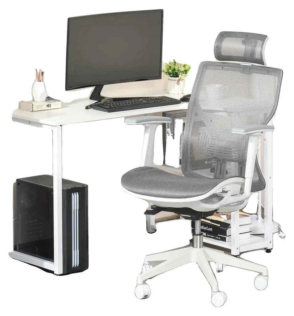 Chaise de bureau anti-mal de dos réglable et confortable en maille