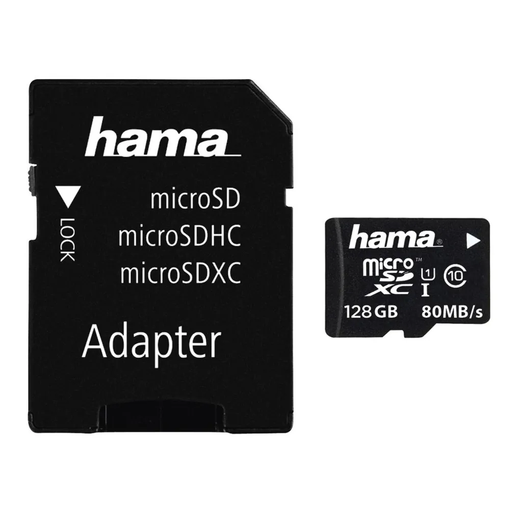 Extension Mémoire 128Go Micro SDXC pour Photos HD et Vidéos Fluides