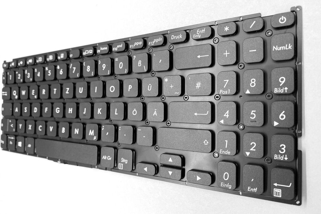 DEUTSCHE-Tastatur Keyboard kompatibel für Asus VivoBook S15 S530FA-BQ001T