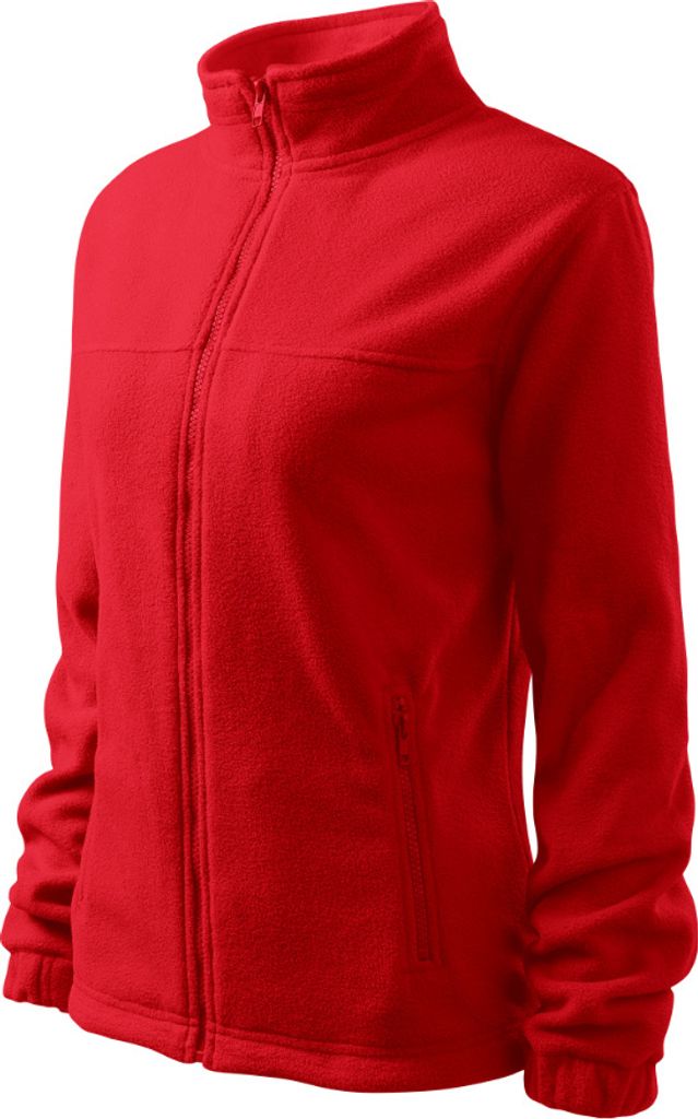 Damen Polar Jacke Fleecejacke Polarfleecejacke Pulli Schwarz Pullover Polar-Pulli Warme S Rot