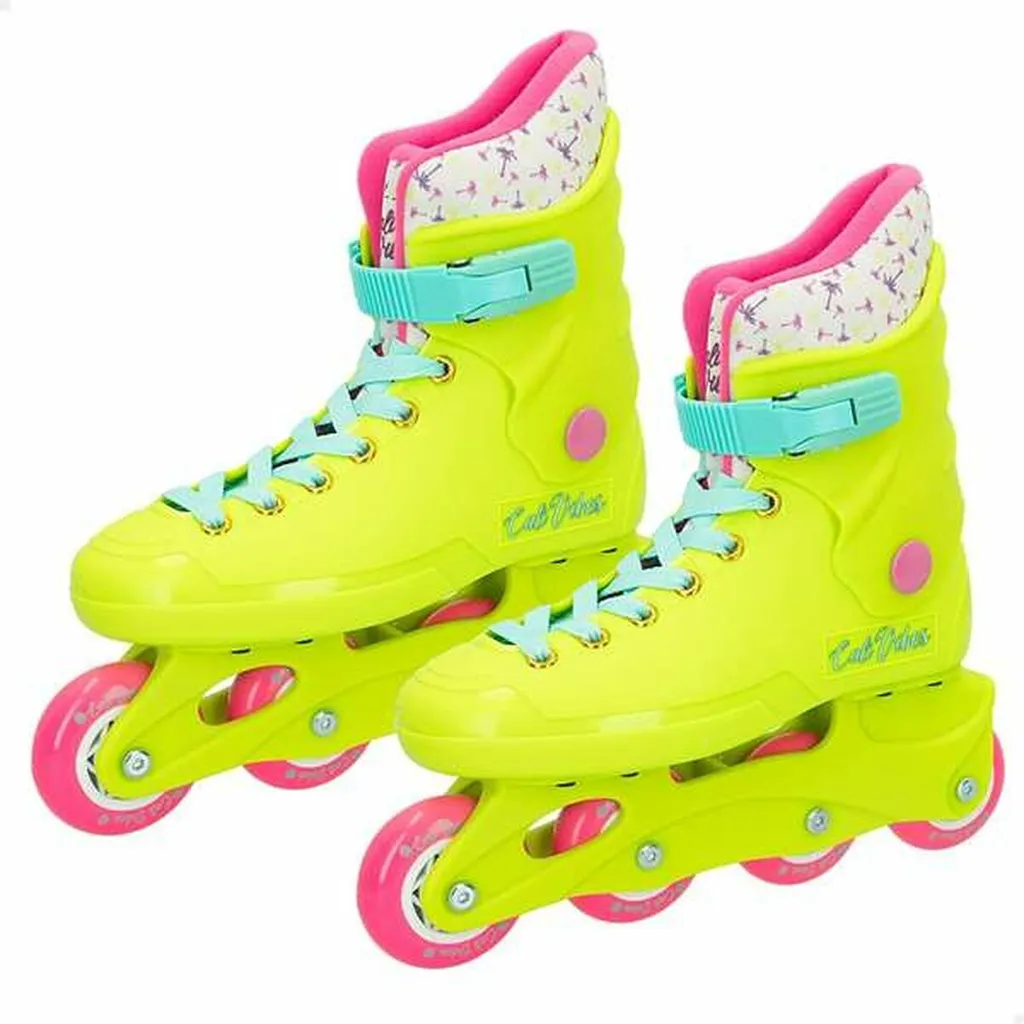 Rollers en ligne de fitness jaune EU 36-37 pour le sport de loisir