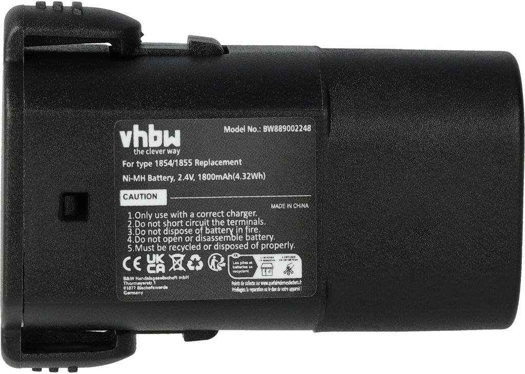 vhbw Akku kompatibel mit Moser Arco 1854 Serie Produktbild 1