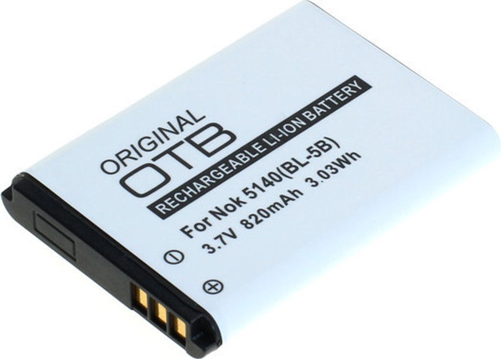 OTB Akku kompatibel zu Nokia 5140/6020/7260/5320 (BL-5B) Produktbild 