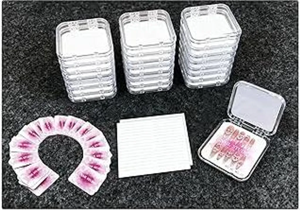 Organizer Unghie fafzms 20 pz + 60 Nastro Biadesivo - Set Espositore Tip