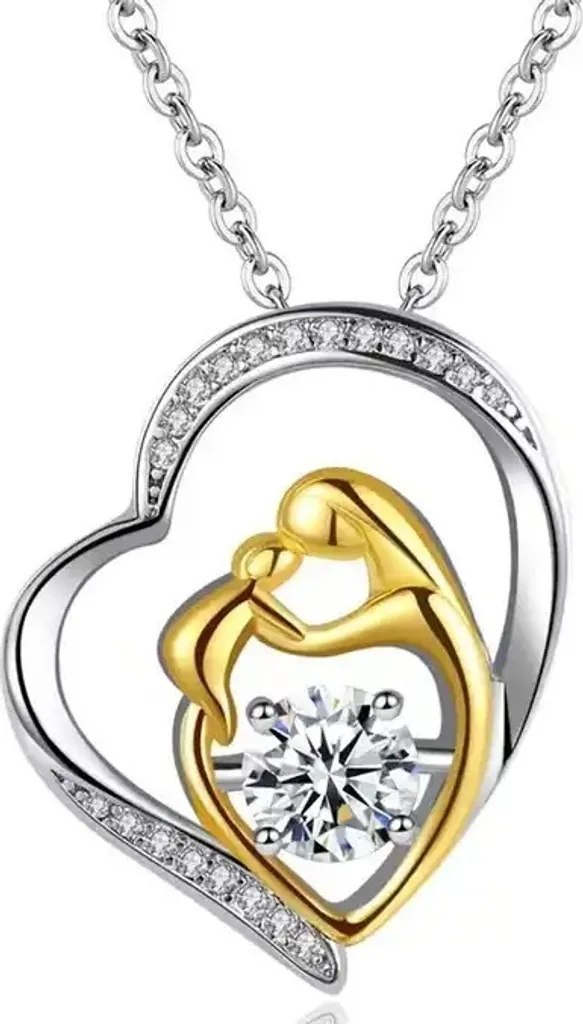 Collier Bicolore Argent et Or Aureliana - Finition Haute Qualité