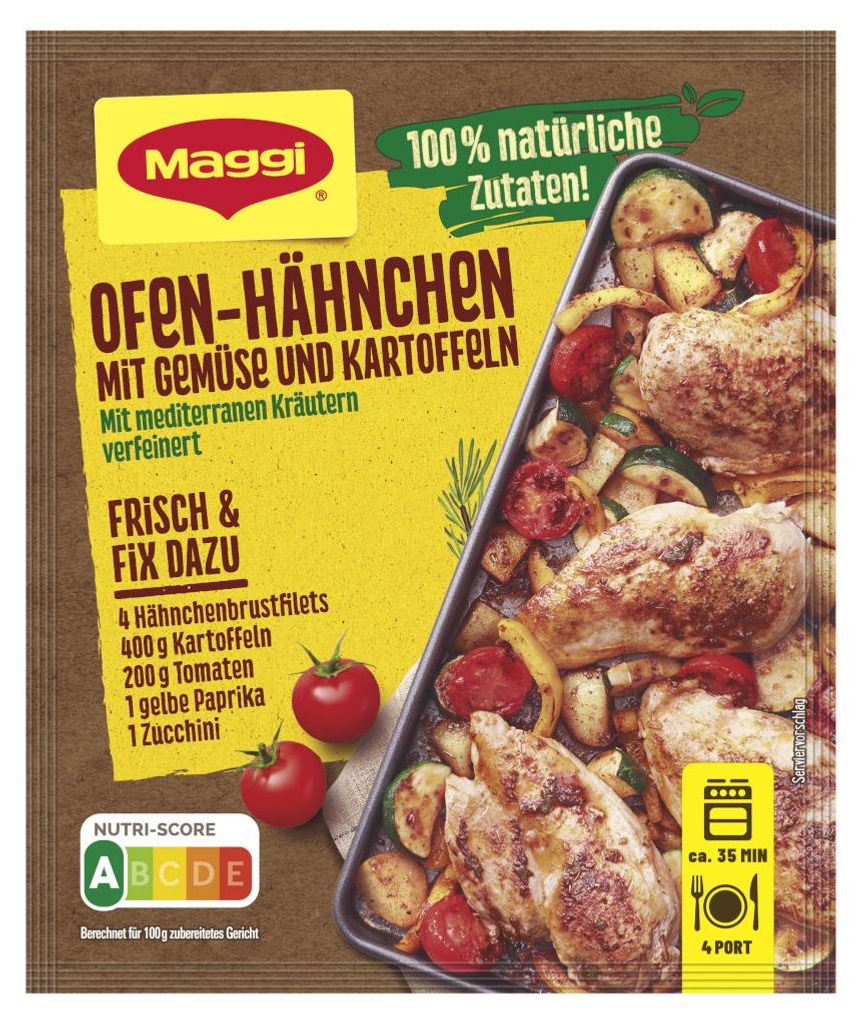 Maggi Fix Pečené kuře se zeleninou a bramborami, balení 27 Obrázek produktu 