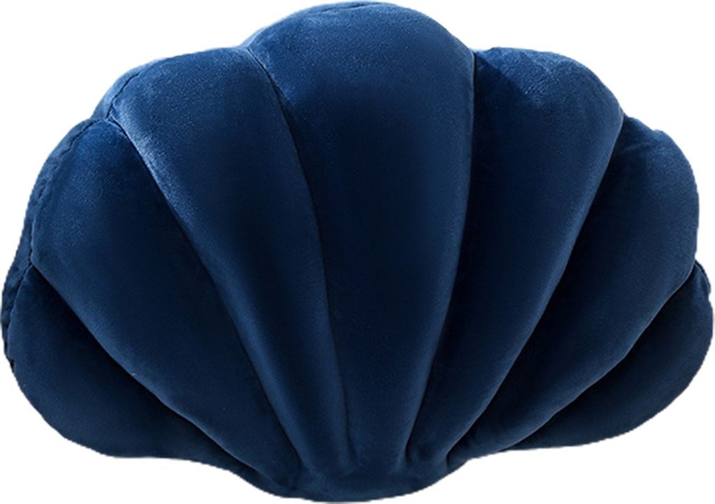 Muschelförmiges, gefülltes Kissen, superweich, verschleißfest, leuchtende Farbe, Muschel, Bett-/Sofakissen, Heimdekoration