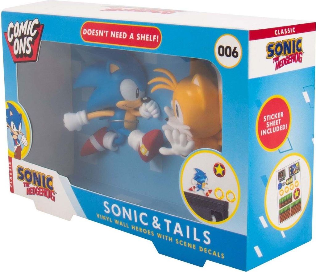 Sonic the Hedgehog - Comic Ons - Wandset Produktbild 