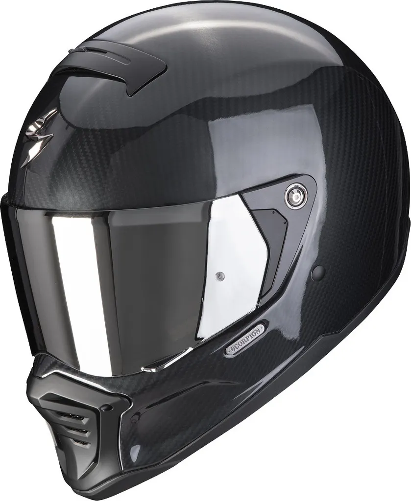 Casque Scorpion EXO-HX1 Carbon SE Noir XL : léger, anti-buée et précis