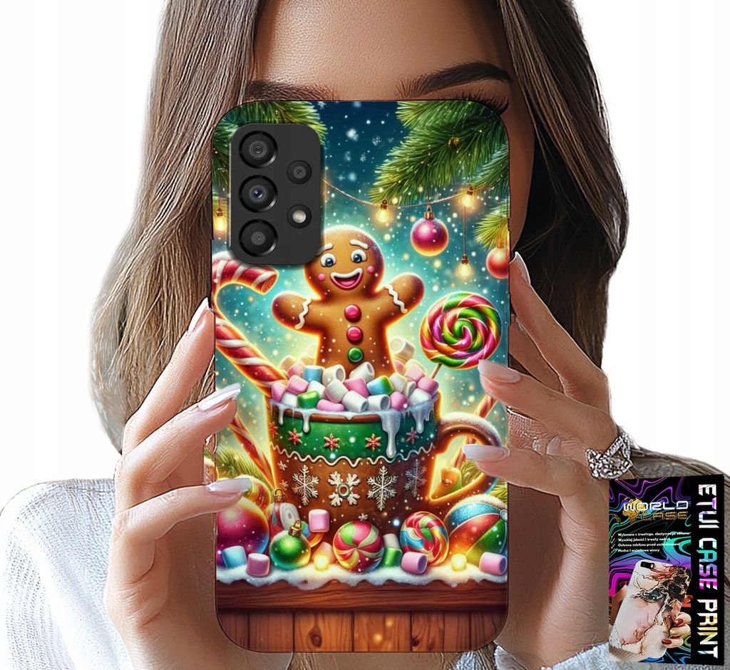 Gehäuse Für Samsung Galaxy A23 5G - Lebkuchen Weihnachten Designs + Glas