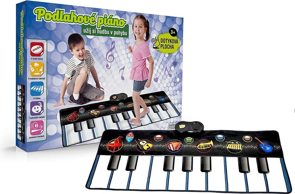 Rappa 909385 Elektronische Klavier Matte mit 17 Tasten und der Imitation von 6 Instrumenten