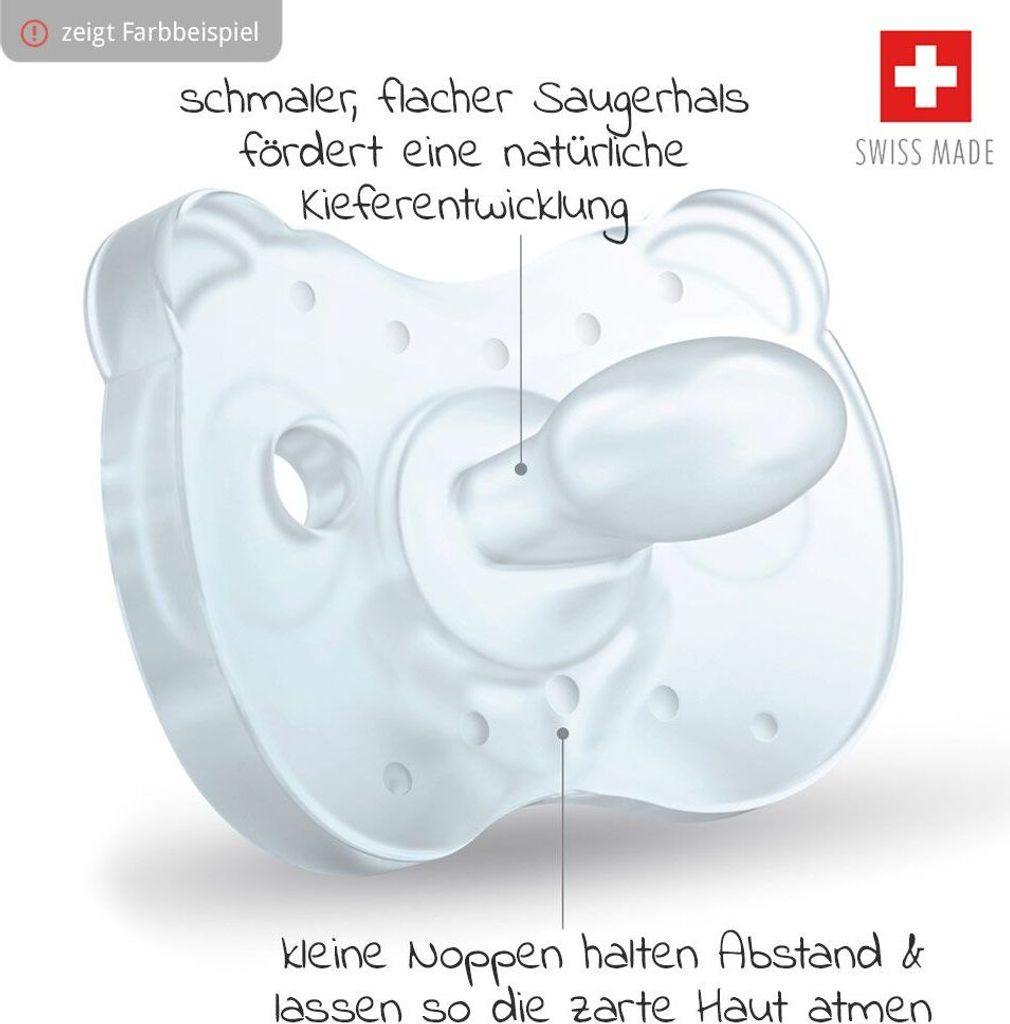 Medela 101042516 0+ Silikon-Schnuller, BPA-frei Produktbild 3