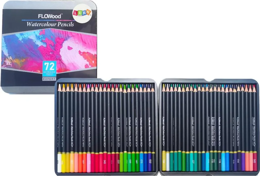 Set 72 Matite Acquerellabili Professionali | Colori Solubili Alta Qualità