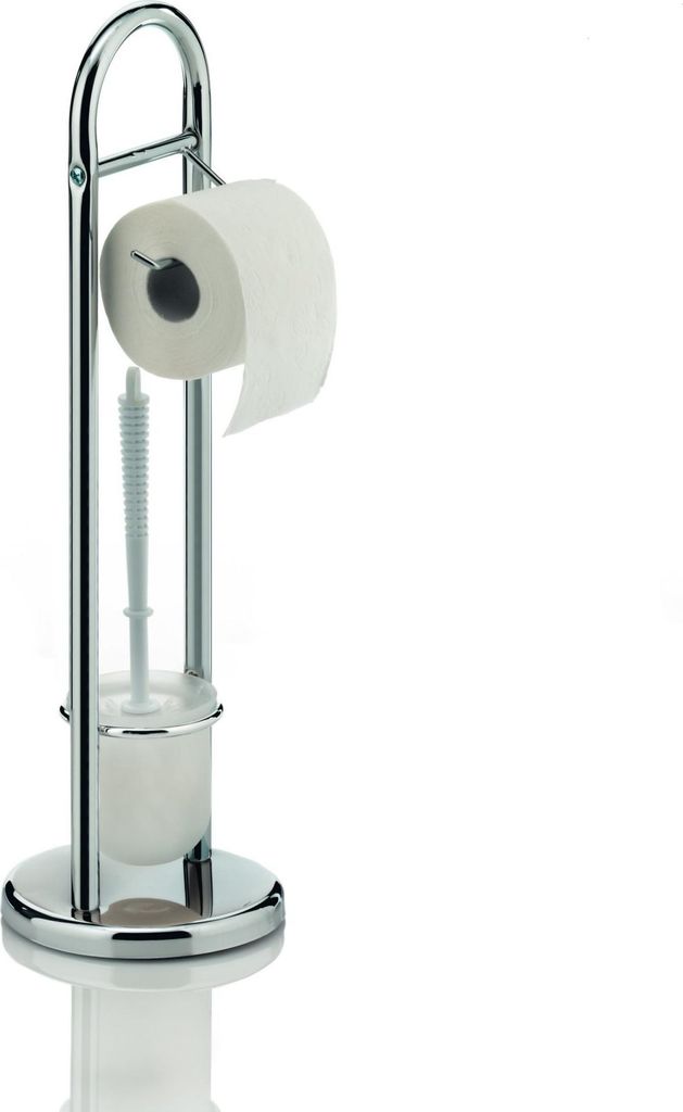 Fabio toiletborstel en toiletrolhouder Productafbeelding 