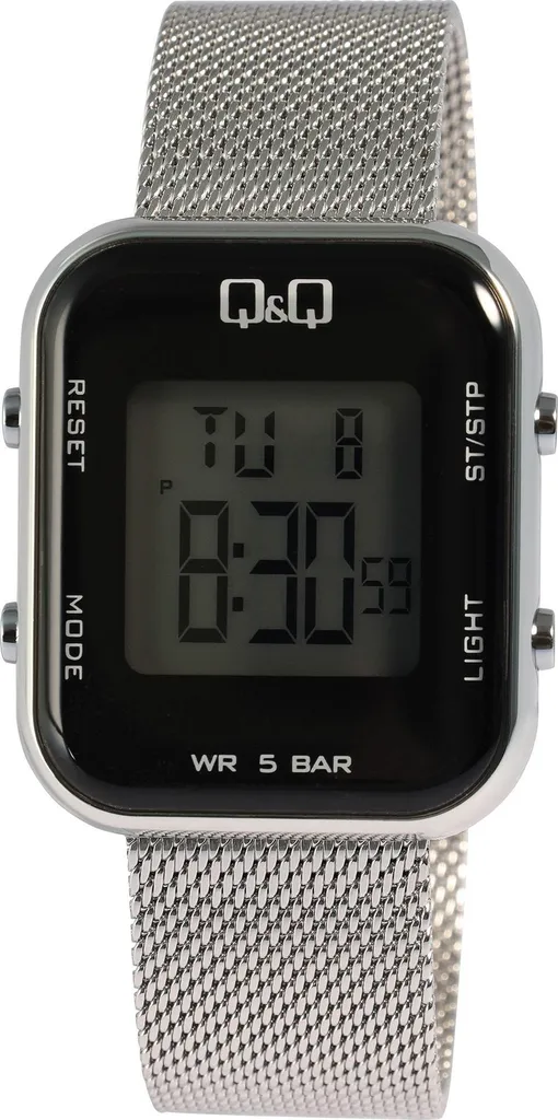 Orologio Donna Acciaio Argento Q&Q Digitale - Elegante per Ufficio