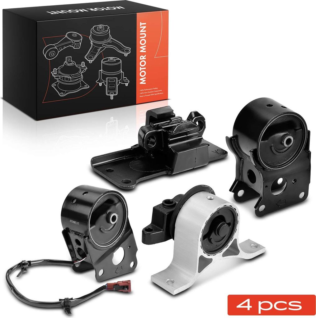 Frankberg 3x Motorlager+1x Getriebelagerlager Vorne und Hinten für Nissan Murano 3.5L 2003-2007