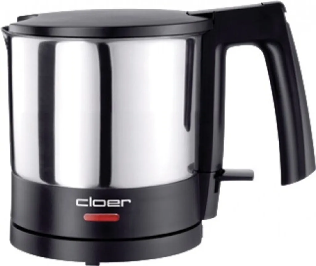 Bouilloire 1L CLOER 4720 Idéale pour Petit Déjeuner et Thé - Inox Noir