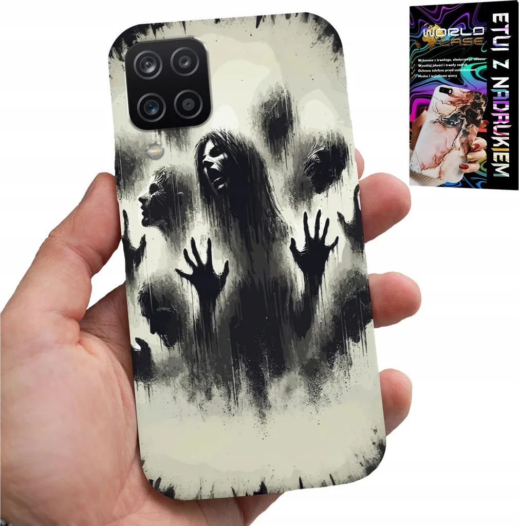 Custodia Samsung A22 5G The Walking Dead Zombi + Vetro Temperato