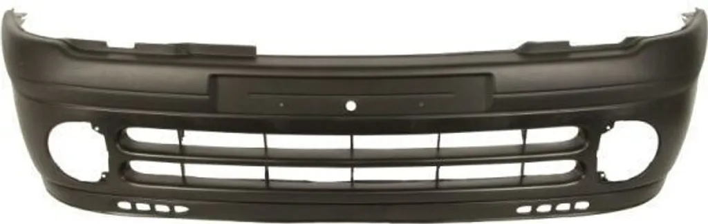 Bouclier avant pour Renault Clio II noir apprêté remplace OE 8455107