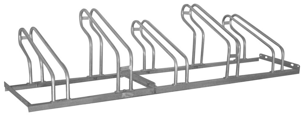 GEWA Fahrradständer Reihenparker Fahrradparker TOP für 2 3 4 5 6 Fahrräder V1 für 5 Fahrräder