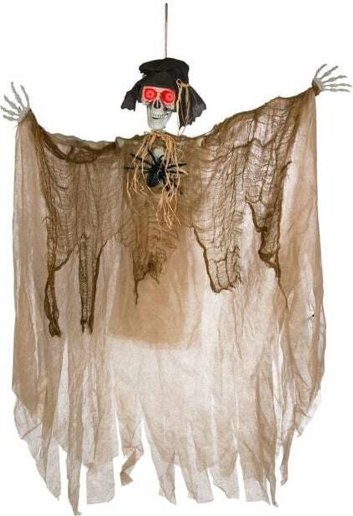 Dekohänger - Totenkopf mit Umhang - ca. 160 x 160 x 17 cm